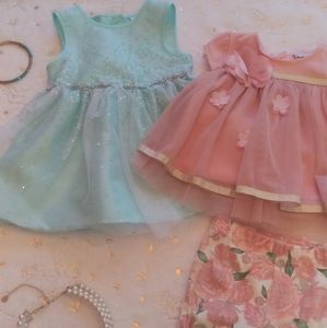 2 baby dresses